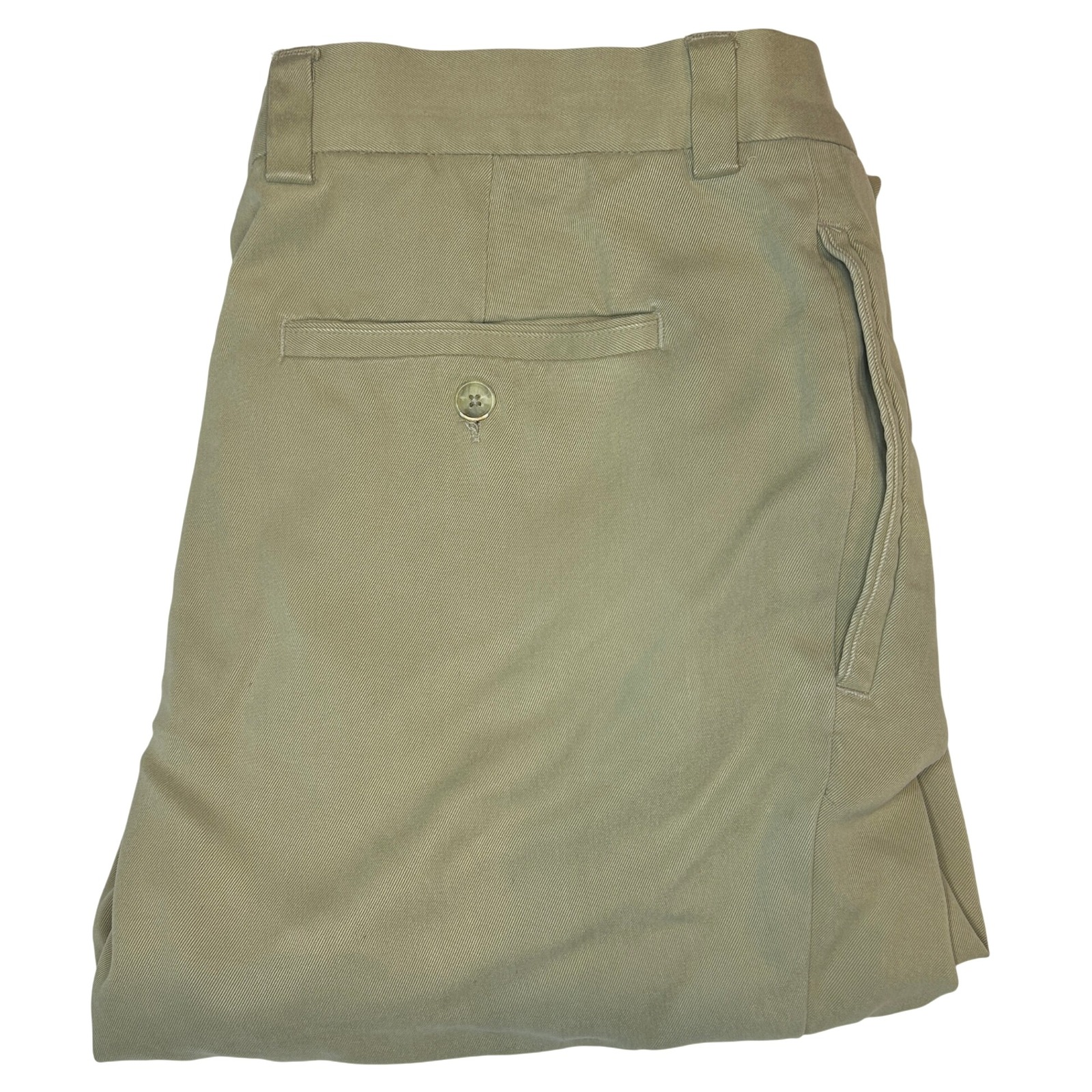 Tommy Bahama 100% Silk Dress Pants Men's 34x30 Pleated Front Khaki Trousers